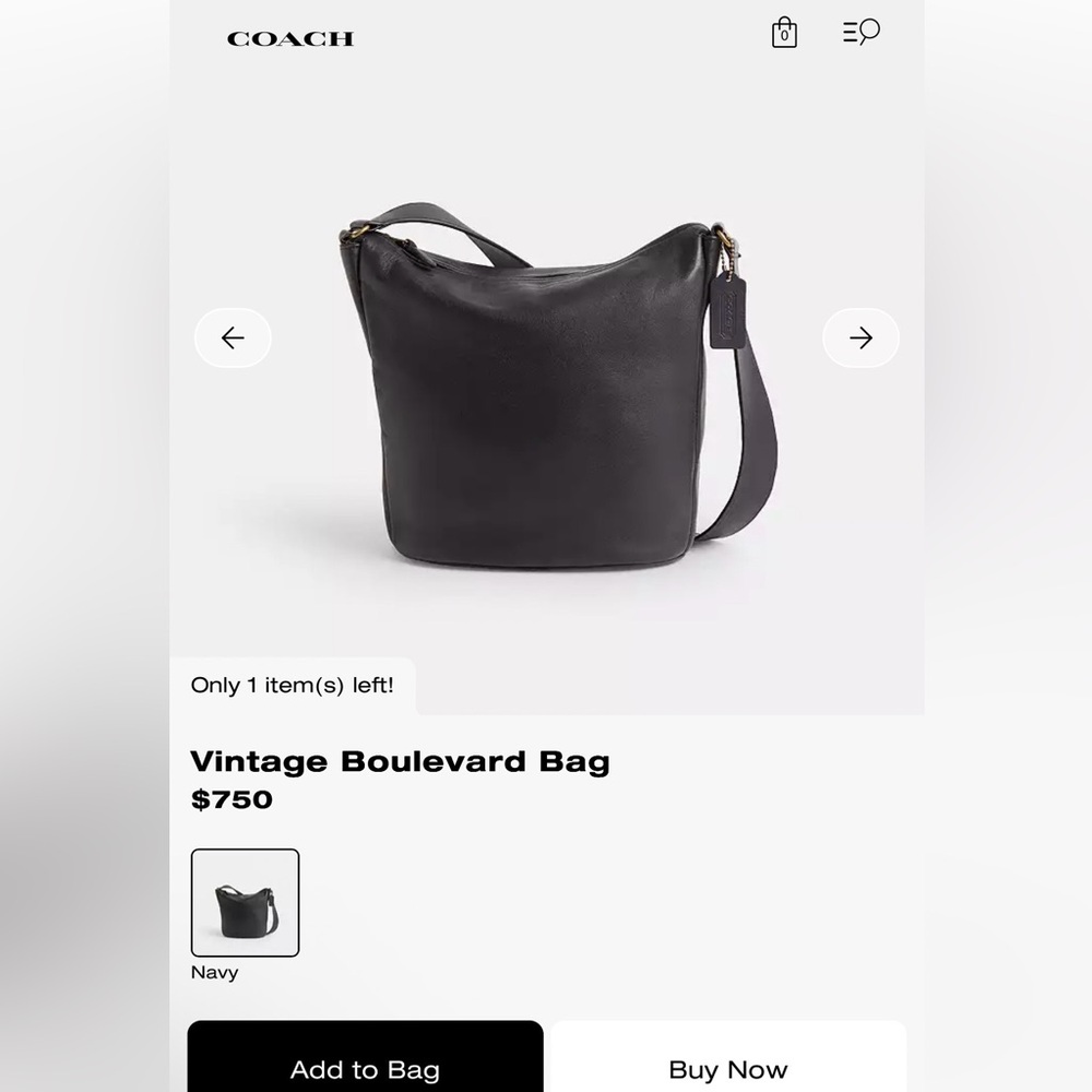 COACH vintage Boulevard Bag - Picture 3 of 10
